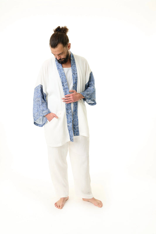 Sisters of Siam Herren Kimono - Serenity